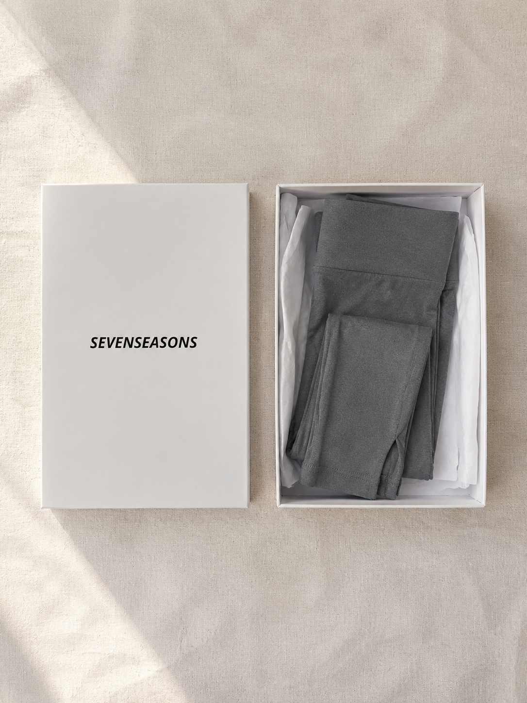 JOLIE Split Hem Leggings - Grey