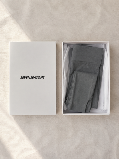 JOLIE Split Hem Leggings - Grey