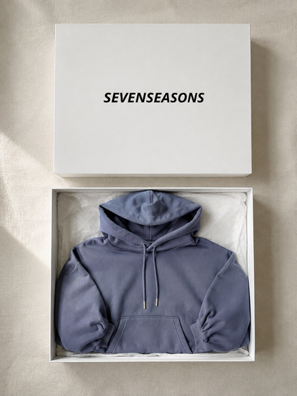 Balloon Sleeve Hoody - Blue