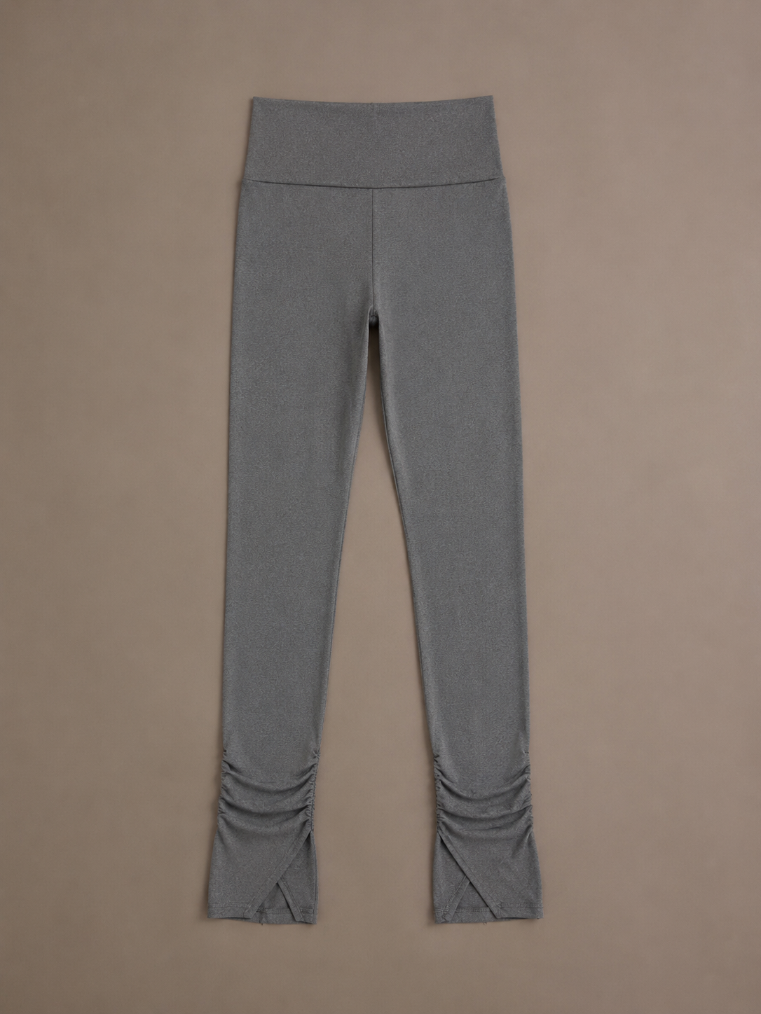 JOLIE Split Hem Leggings - Grey