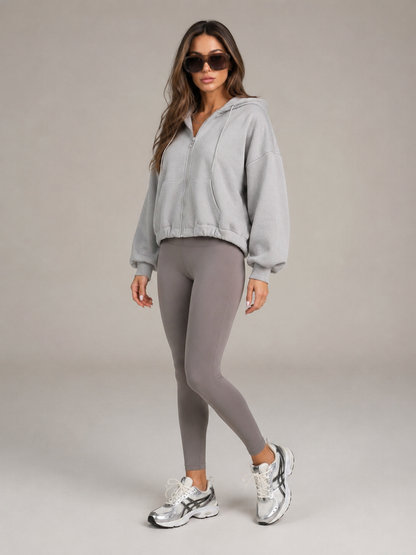 Balloon Sleeve Hoody - Grey