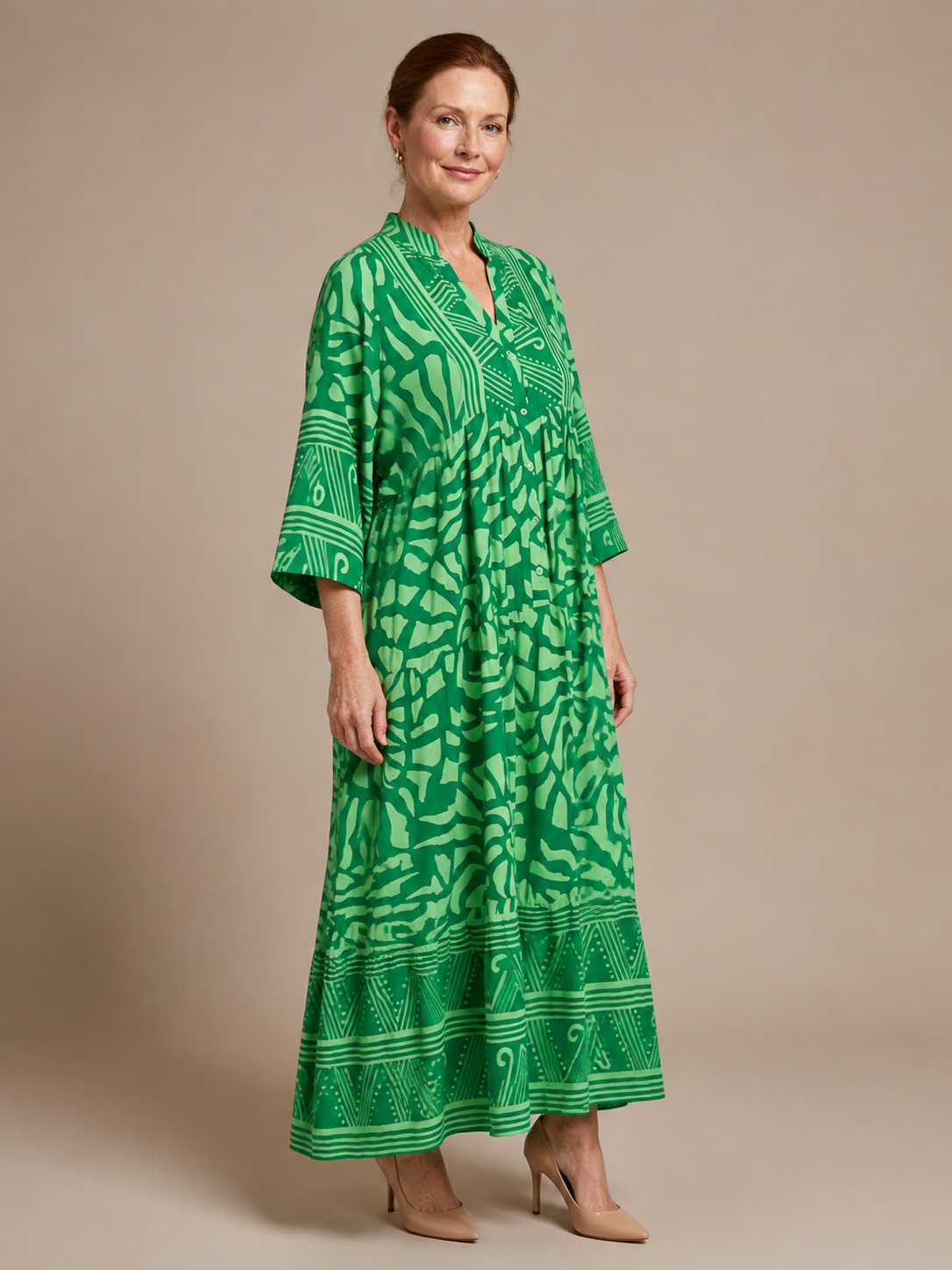 Marielle | Button Front Midi Dress