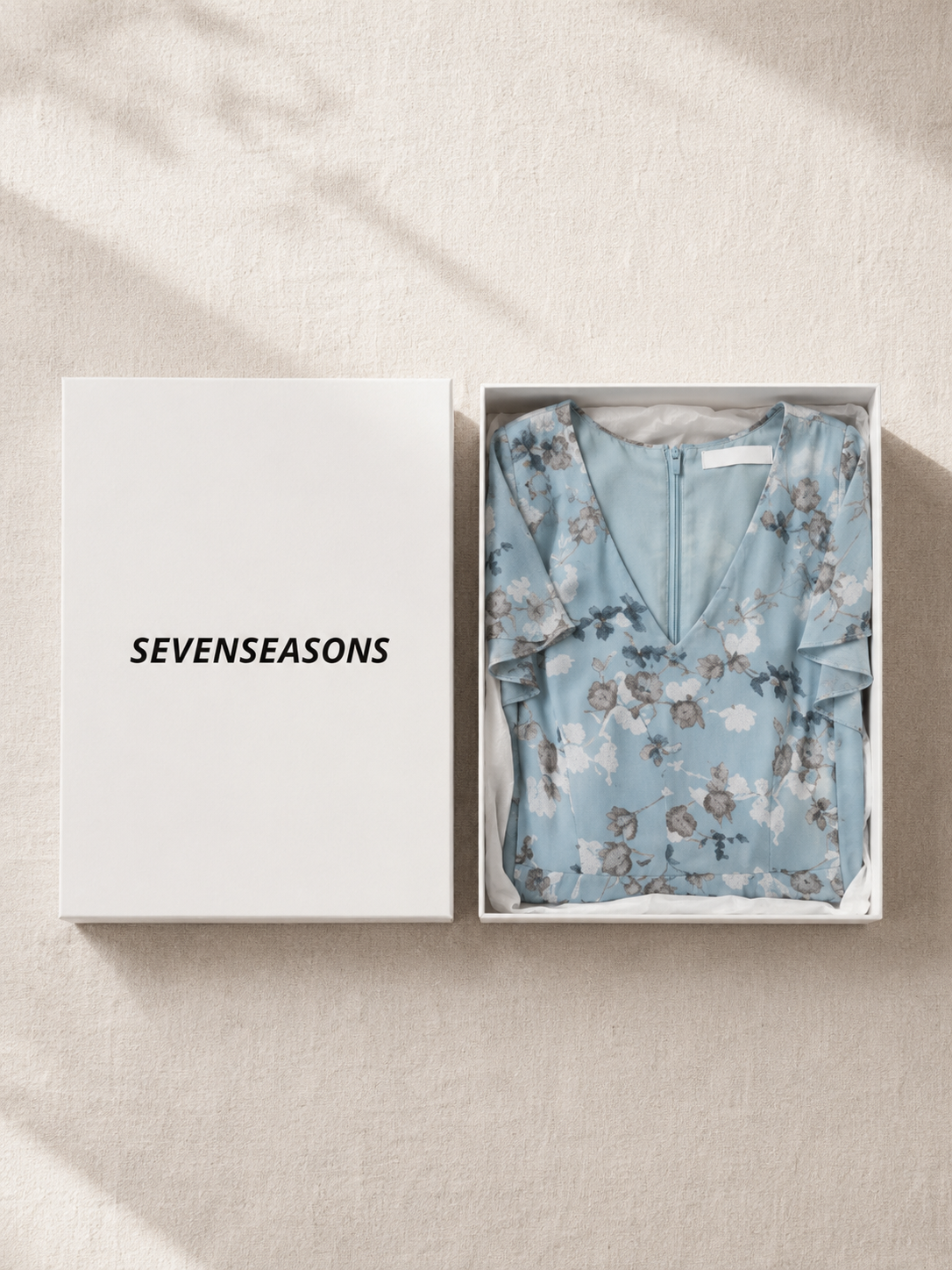 Ismeria | Floral Chiffon Maxi Dress
