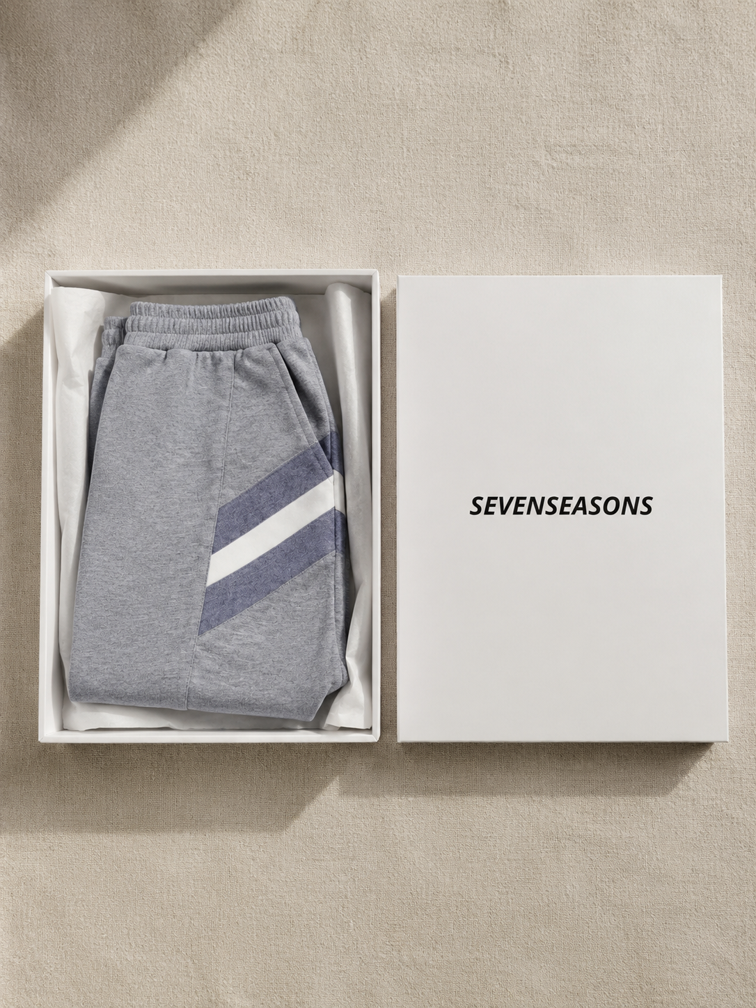 Barrel Leg Relaxed Joggers - Grey