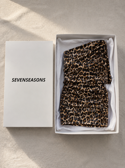 Vivi Sequin Dress - Leopard