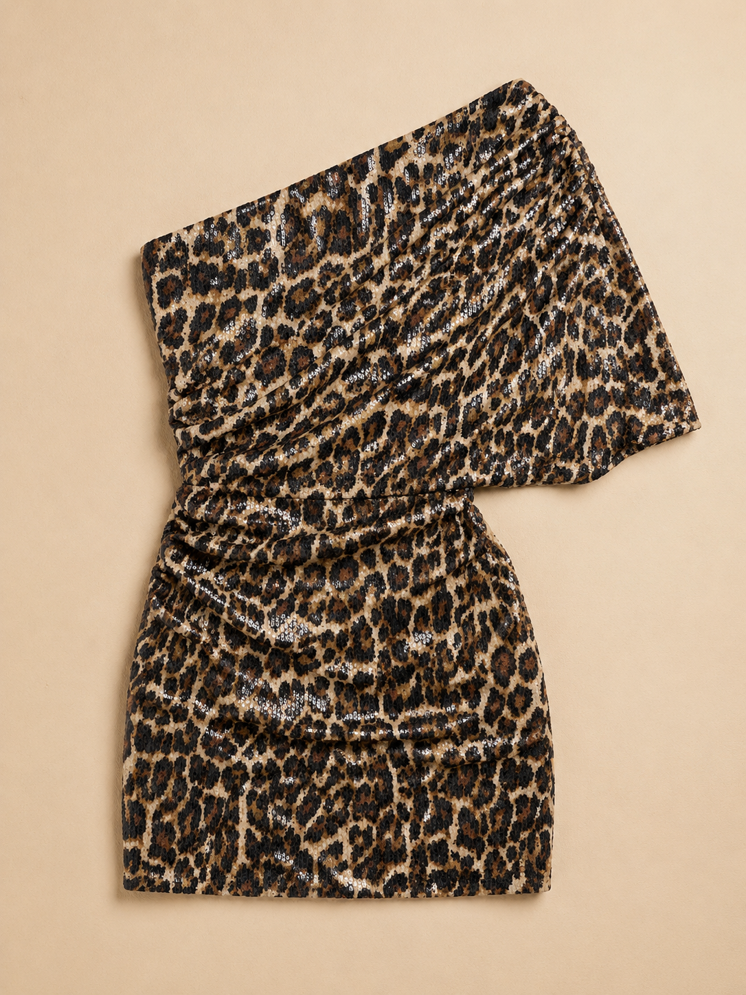 Vivi Sequin Dress - Leopard