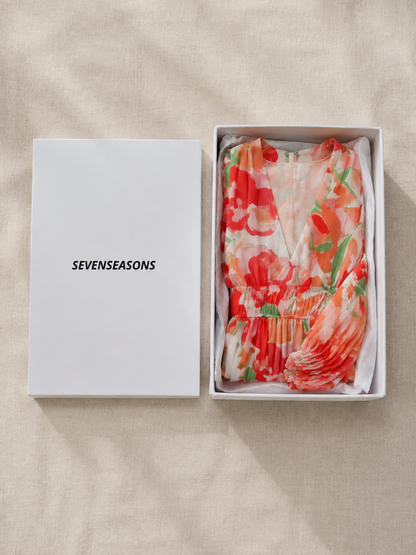 Althea | Long Sleeve Floral Maxi Dress
