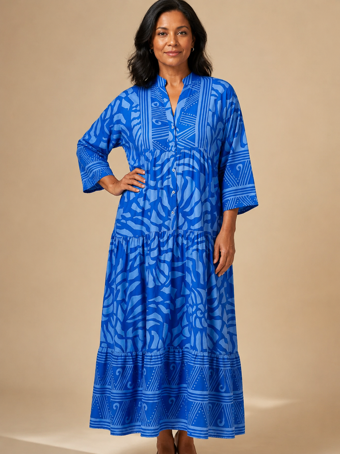 Marielle | Button Front Midi Dress