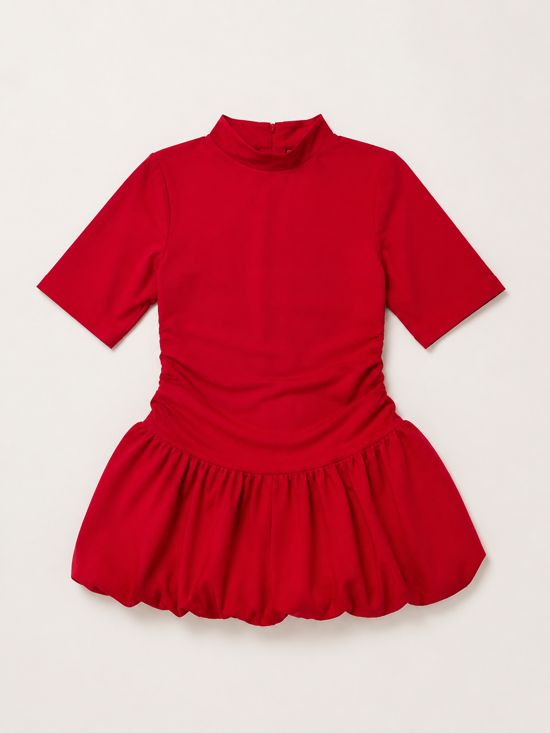 BELLE Bubble Dress - Red