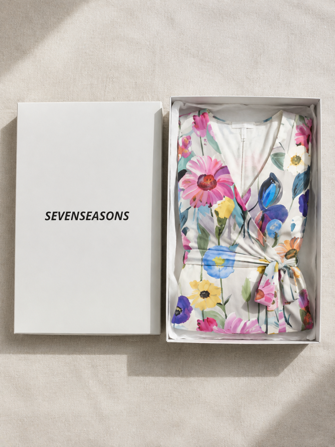 Zafrina | Abstract Pattern Midi Dress