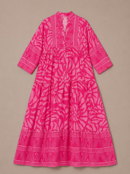 Marielle | Button Front Midi Dress