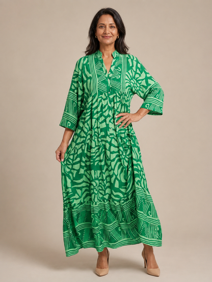 Marielle | Button Front Midi Dress